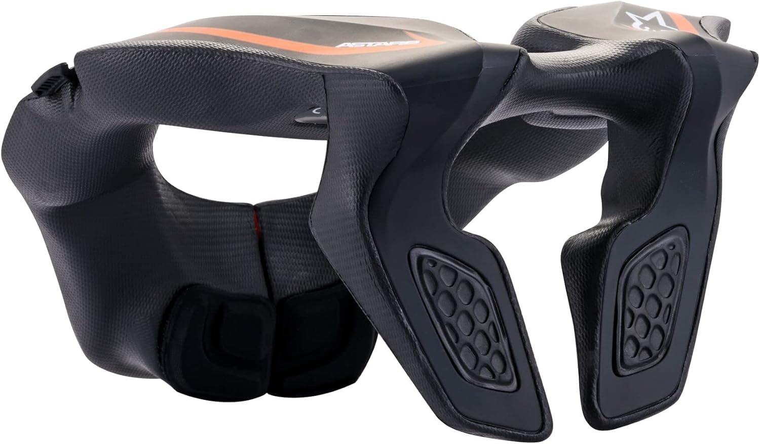 Soporte Cuello Alpinestars Youth Negro Naranja