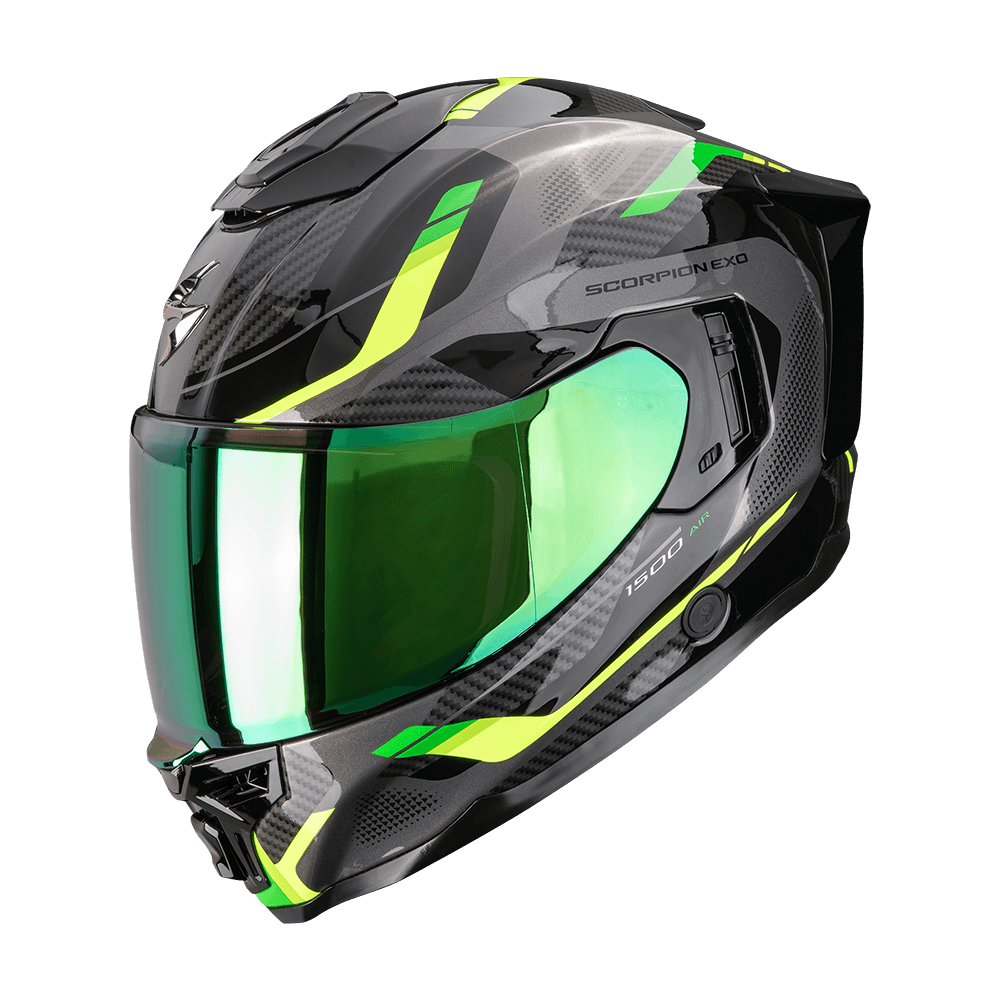 Casco Scorpion EXO-1500 Air Sleek Negro Verde image_1