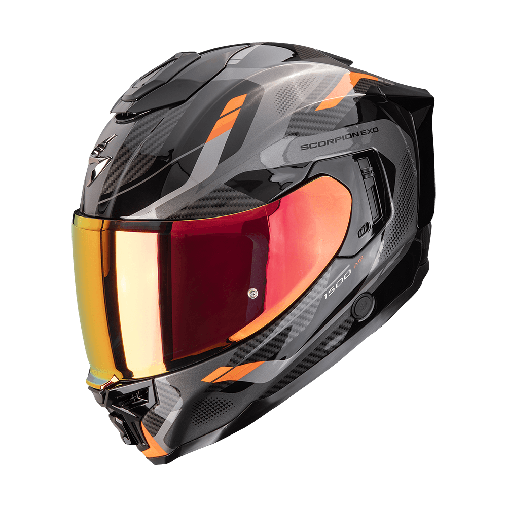 Casco Scorpion EXO-1500 Air Sleek Negro Naranja image_1